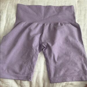 NVGTN Lilac High-Rise Shorts